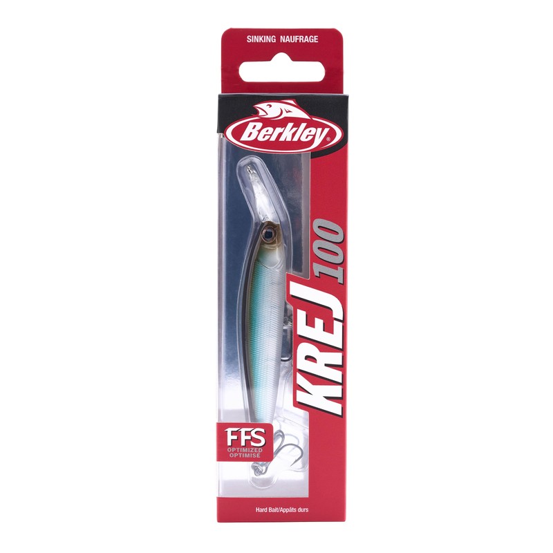 Berkley Krej Fishing Lure, Stealth Minnow, 100, 3.9 in, Designed