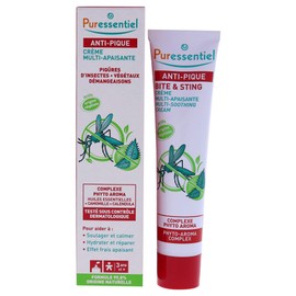 Puressentiel - Sos insetti - Crema Multi-Lenitiva - Punture di insetti e piante - 100% di origine naturale - Effetto fresco - Lenisce il prurito e l'irritazione - 40 ml