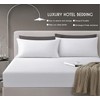 Funky Gadgets Double Fitted Sheet, White 300 Thread Count 100%