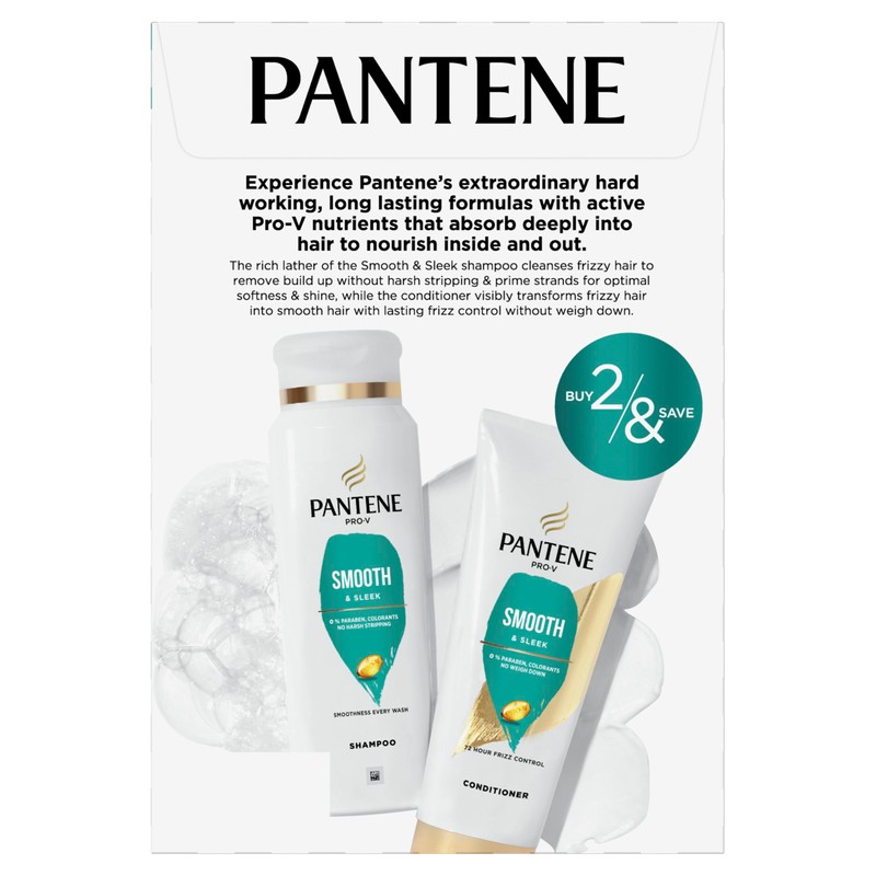 Pantene Pro-V Smooth & Sleek Duo Set Shampoo & Conditioner