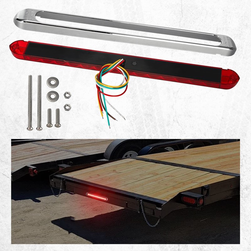 Partsam 17 Inch Led Trailer Sequential Turn Left Right Signal