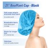 Gorros Desechables Red Cabello Pulgadas 100 Unidades Gorro Elástico Antipolvo