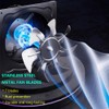 ACEDUROBLA 6 inch Exhaust Fan Metal Iron Ventilation Extractor, Silence