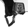Black Crevice Gerlos Ski Helmet White, L (58-61 cm)