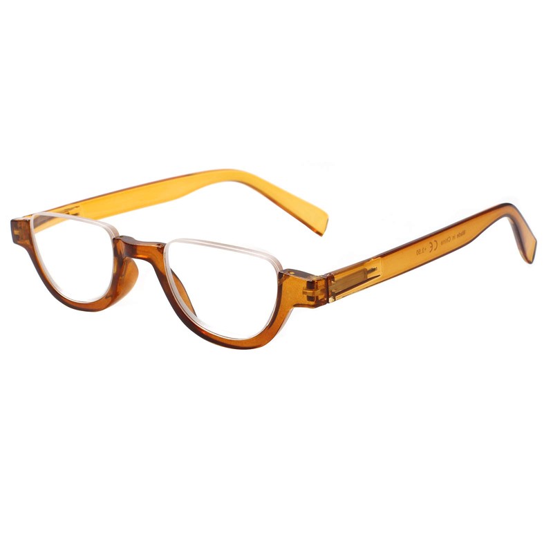 SIGVAN 4 Pairs of Colorful Fashion Half Moon Frame Reading