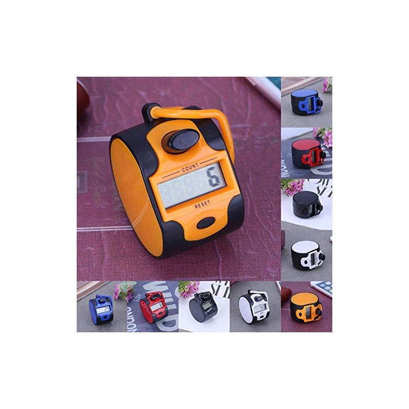 TopHomer Electronic Tally Counters, Manual Digital Counter with Finger Ring,