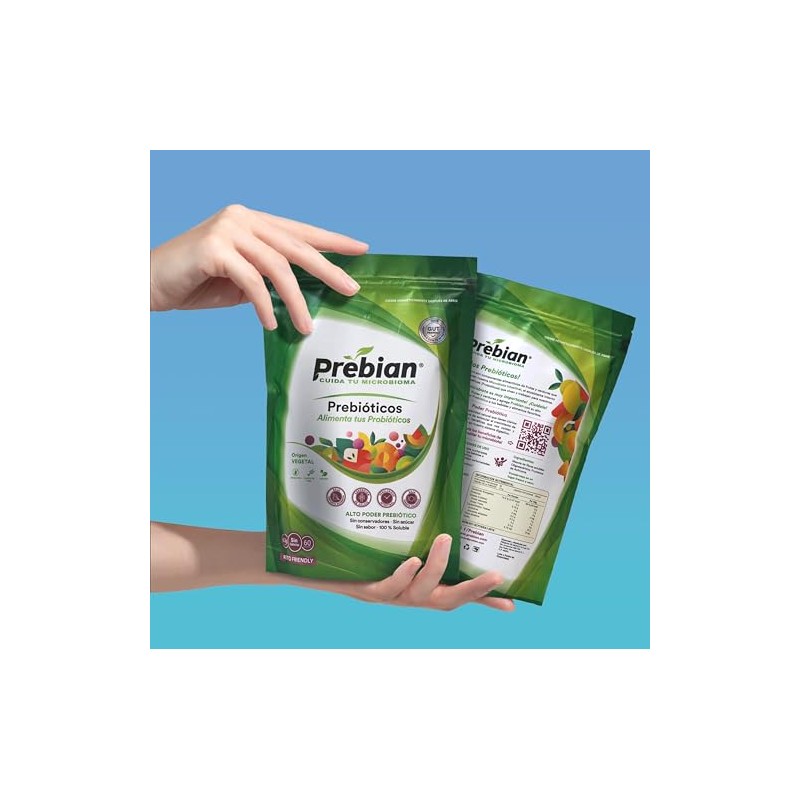 Prebian, Prebióticos, Alimenta tus Probióticos, Fortalece la Microbiota intestinal, Favorece