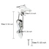 ITROLLE 4PCS 90mm 90 Degree Right Angle Latch Stainless Steel