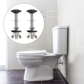 2Pcs Leaking Toilet Close Coupling Cistern Bolts Toilet Cistern Fixing Close Coupling Kit Stainless Steel Cistern To WC Pan Bolt Through Kit - 74 * 8mm