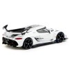 DCD for Koenigsegg Jesko Attack White Metallic 1/64 Scale Diecast