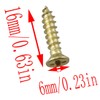 LQ Industrial Slide Bolt Latch Catch 2Inch Brass Surface Slide