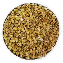 C.R. Frank Popcorn - Gourmet Popcorn Tin, 3.5 Gallon, Peppermint Snowman (All Caramel)