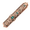 Vintage Needle Case Set Rhinestone Carved Pattern Fashionable Sewing Needles