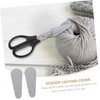 Beavorty 2pcs Leather Scissor Protector Sleeves for Hairdressing Durable and
