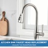 Kitchen Faucet Head Replacement, Premium 3 Function Pull Down Spray