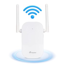 WLAN Repeater with 1200 Mbps, WiFi Signal Amplifier 5GHz & 2.4GHz, WLAN Amplifier Repeater, WiFi Extender Booster, WiFi Extender Signal Booster, WiFi Amplifier, WiFi Repeater, White