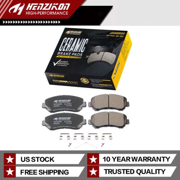 H HENZIKON HIGH-PERFORMANCE Front Ceramic Brake Pads For Juke Nismo