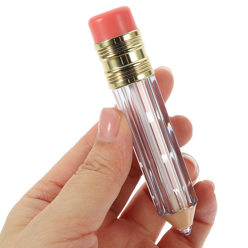 Beaupretty 12pcs Empty Lip Gloss Tubes, Pencil Lip Gloss Container