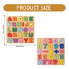 MisFun Pack of 2 Wooden Puzzles, Children's Wooden Grabbing Puzzle,