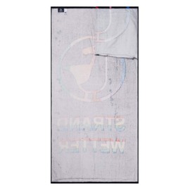 SCHIETWETTER Unisex Rainbow Beach Towel, Bath Towel, 150 x 75 cm, 2-in-1 Beach Towel, Backpack, Travel Towel, 100% Cotton, Multicoloured OS