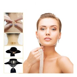 Necklace Layering Magnetic Necklace Clasps and Closures Copper Plated with 18K Real Gold and Silver Layered Necklace Clasp for Stackable Necklaces Bracelet Chains for Women Layered Jewelry, Copper, No