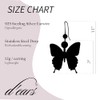 Swallowtail Butterfly Earrings by d'ears Non-Tarnish Sterling Silver French Hook