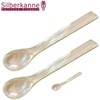 SILBERKANNE Set of 2 Caviar Spoons Egg Spoons L 12