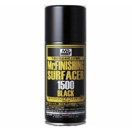Gunze Sangyo MR HOBBY MR. FINISHING SURFACER 1500 BLACK (170ml) #B-526