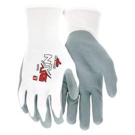 MCR SAFETY 9694L Nitrile Dip Nylon Glove (Pack of 12)
