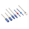 7pcs Nail Drill Bit Home Salon Portable Ceramic Cuticle Remover