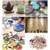 50 Pcs Natural Wood Slices, BetterJonny 2''-2.5'' Unfinished Predrilled Round