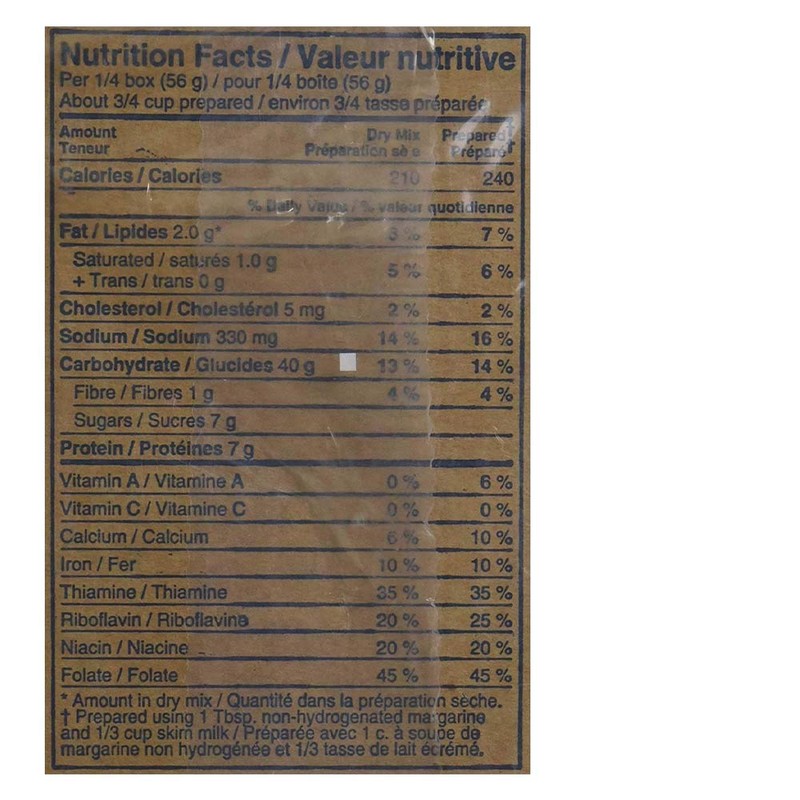 Kraft Dinner, Original Macaroni & Cheese 225g/7.6oz, 12ct, Imported from