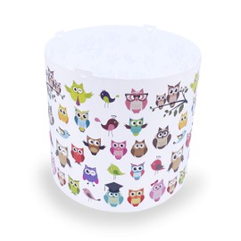 Additional Shade for EREKI lampshade 's Magnetic Connector, for Baby Nursery Room, Kids Boys Girls Ceiling Pendant Light Shade (Owls)