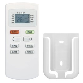 Replacement Remote Control for Blueridge Air Conditioner 30510092 BMKH09-D3DNA2K/I BMKH12-D3DNA2K/I BMKH18-D3DNA2K/I BMKH24-D3DNA2K/I (with Wall Mounting Bracket)