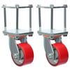 HECASA Hitch Mount Skid Wheel 2-1/2" or 3" Hitch Bars