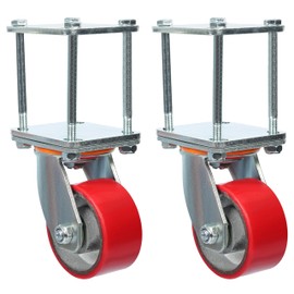 HECASA Hitch Mount Skid Wheel 2-1/2" or 3" Hitch Bars for RV Travel Trailer Fifth Wheel RV Receivers Swivel Trailer Hitch Mount Roller