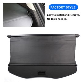 Topraco Cargo Cover for Honda Passport Accessories 2019 2020 2021 2022 2023 2024 Rear Black Trunk Shade Luggage Security Cover