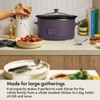bella 6.0 Qt Programmable Slow Cooker, EverGood™ Ceramic Nonstick Coating,