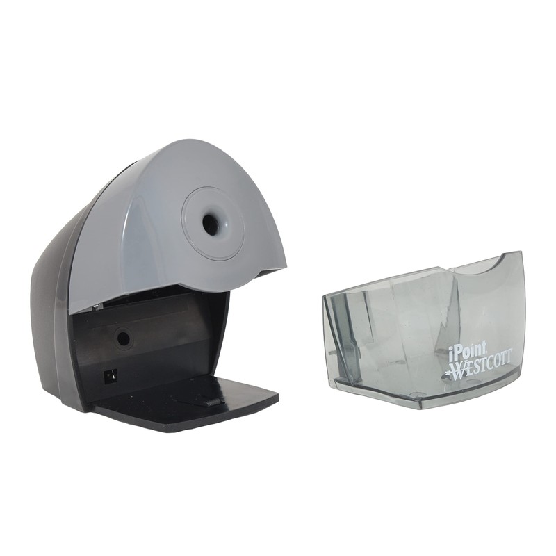 Westcott Compact Electric Single Hole Horizontal Pencil Sharpener