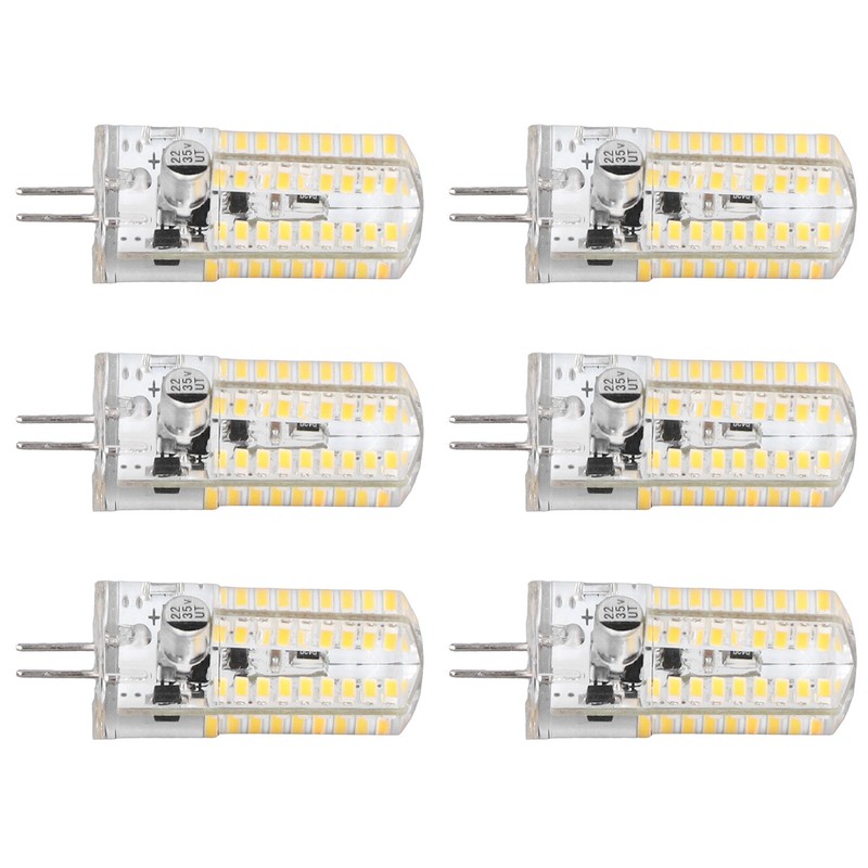 6 Pcs G4 LED Bulbs Bi Pin Base Light Bulbs