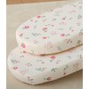 SDY Soft Bassinet Sheets,Pink Rose Bassinet Fitted Sheets for Boys