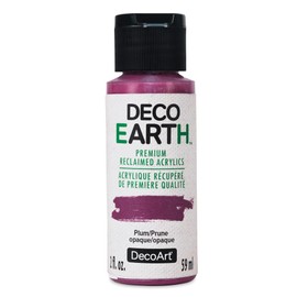 DecoArt DecoEarth Premium Reclaimed Acrylic Paint - Plum, 2 oz