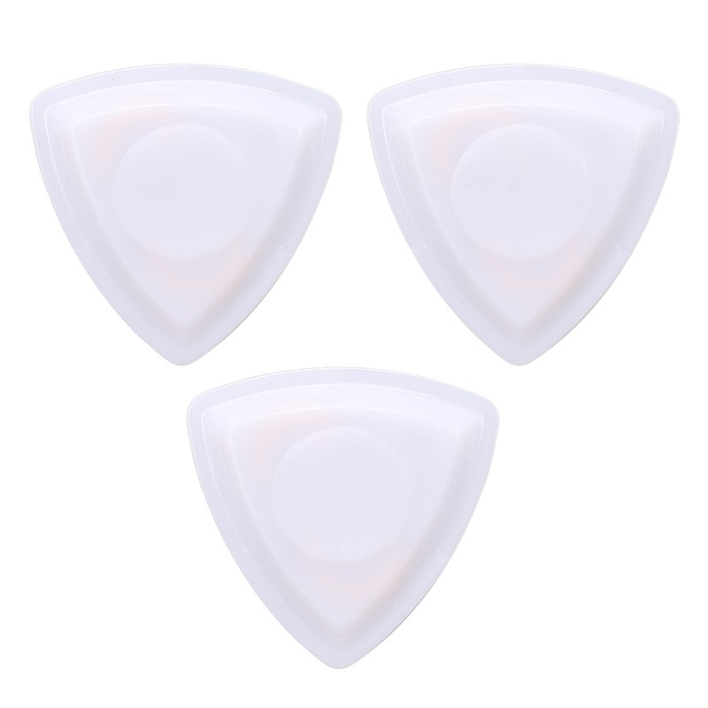3 Pcs LED Guitar Pick White Green Purple Light Up