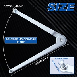 LEONTOOL Universal Adjustable Angle Grinder Wrench, Steel Face Wrench, Pin Pliers, Lock Nut Wrench for Backing Plates on Angle Grinder and Round Nuts with Holes (4 mm)