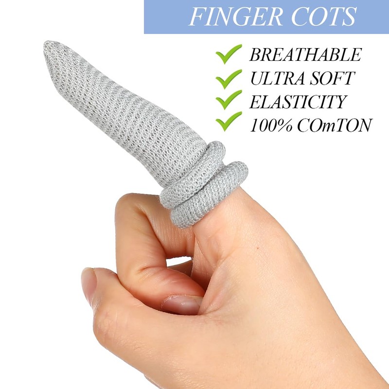 Finger Bandages Tubular 10 Pcs Finger Stall Thumb Bandage Finger