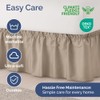 Wrap Around Dust Ruffle Bed Skirt - Cream - for
