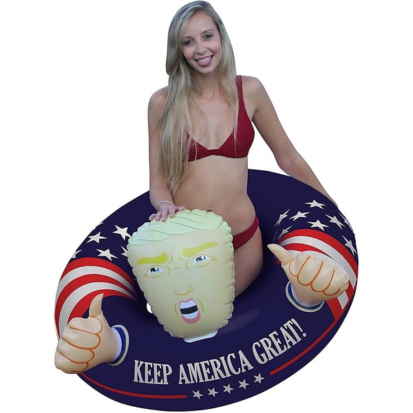 Pool Float Donald Trump Keep America Great - Patriot American infloateble for Adult