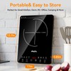 Olayks Protable Induction Cooktop, 1800w Hot Plate Electric Stove
