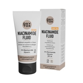 DAYTOX Niacinamide Fluid - Fluid with 5% Niacinamide and SPF 30 | Reliable UVA & UVB Protection for Anti-Ageing - Refines Pores, Provides Intensive Moisture - Made in Germany - 50 ml