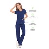 Healing Hands Scrub Tops for Women Two Pocket Y-Neck Womens